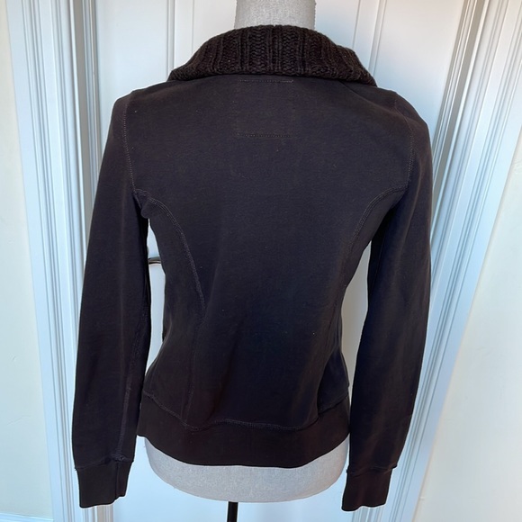 Abercrombine & Fitch Brown Fleece Jacket | Size Kids XL - Picture 3 of 4